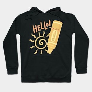 Hello Crayon Hoodie